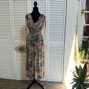 Floral Print Maxi Dress